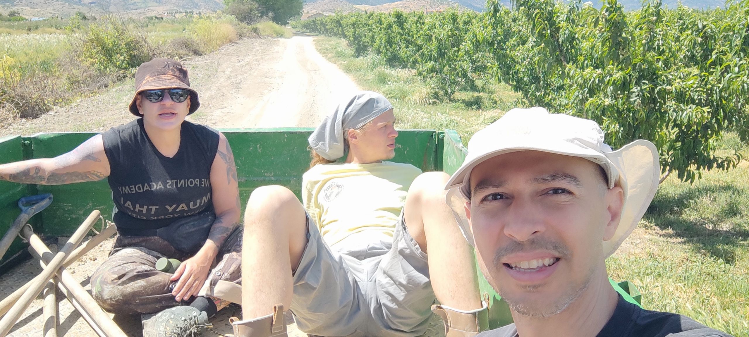 On the way to the lake